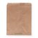 Paper flat bag brown ready-made flat bag 15x19cm 