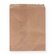 Paper flat bag brown ready-made flat bag 15x19cm 