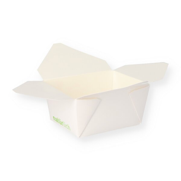 Food-Box weiß eckig 800ml 130x107x64mm Nr. 1 