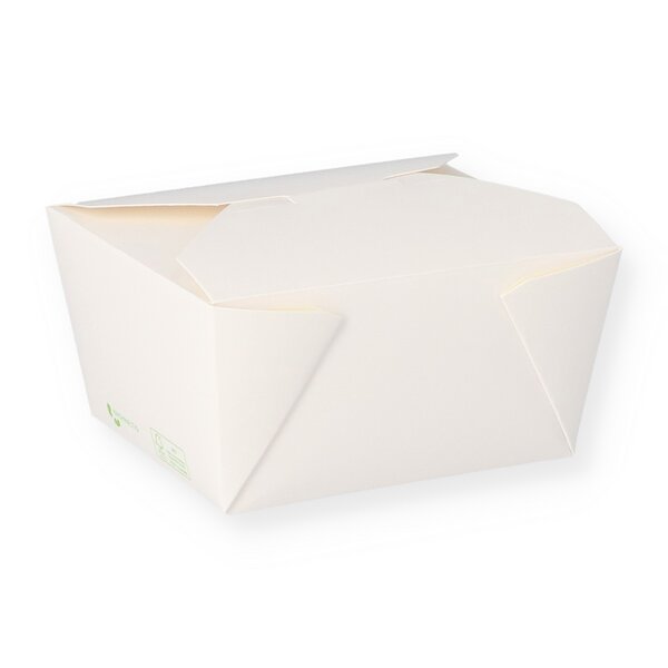 Food-Box wei&szlig; eckig 800ml 130x107x64mm Nr. 1 