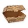 Burger Big Box "Newspaper" brown 125x125x100mm 