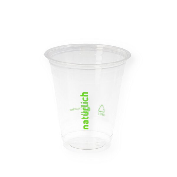 R-PET Ausschankbecher 0,3l "Natürlich" transparent 