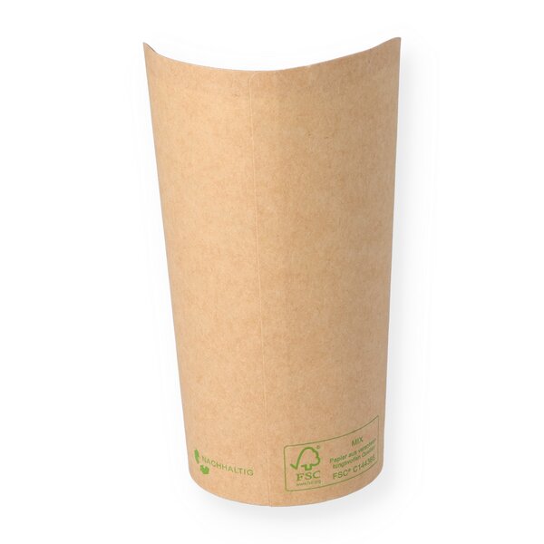 Scoop-Cup Gr&ouml;&szlig;e M braun Kraft 