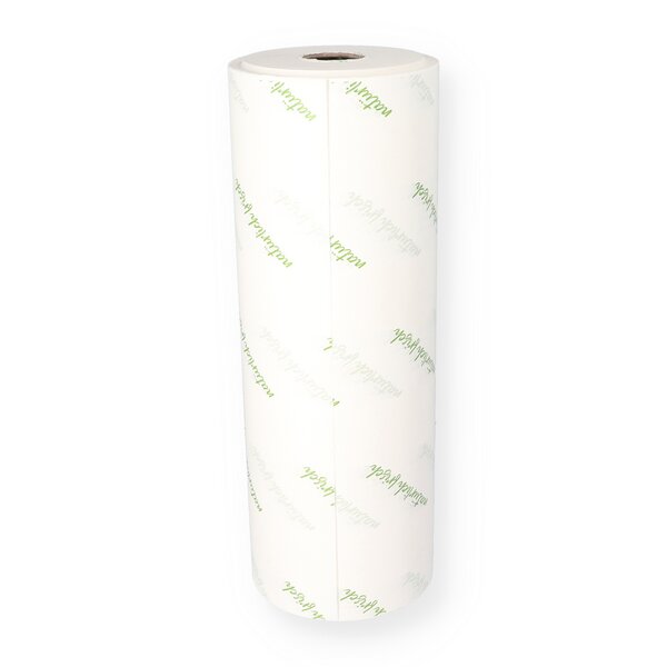 Einschlagpapier weiß "natürlich" 50cm 35g/qm auf Rolle 