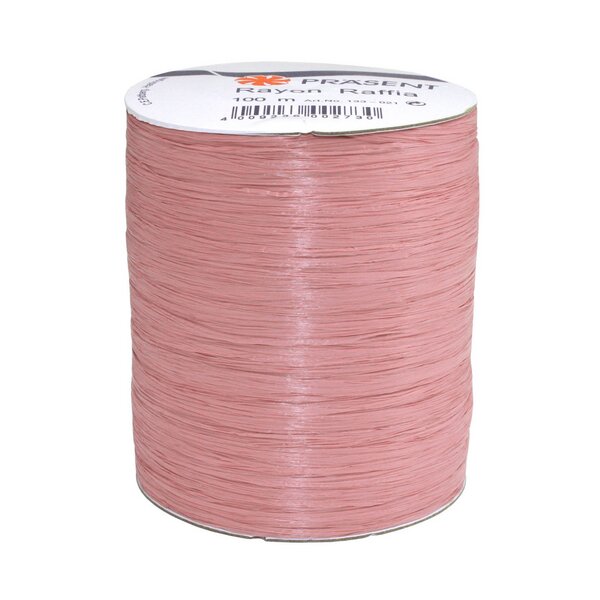 Bastband Rayon Raffia altrosa 