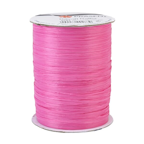 Bastband Rayon Raffia cerise 