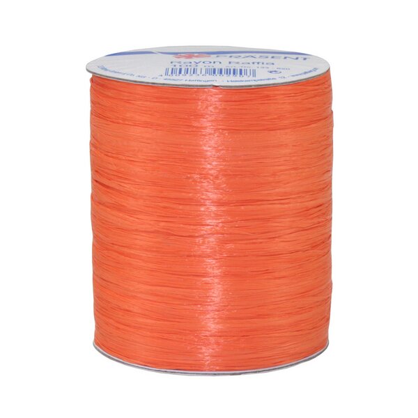 Bastband Rayon Raffia orange 