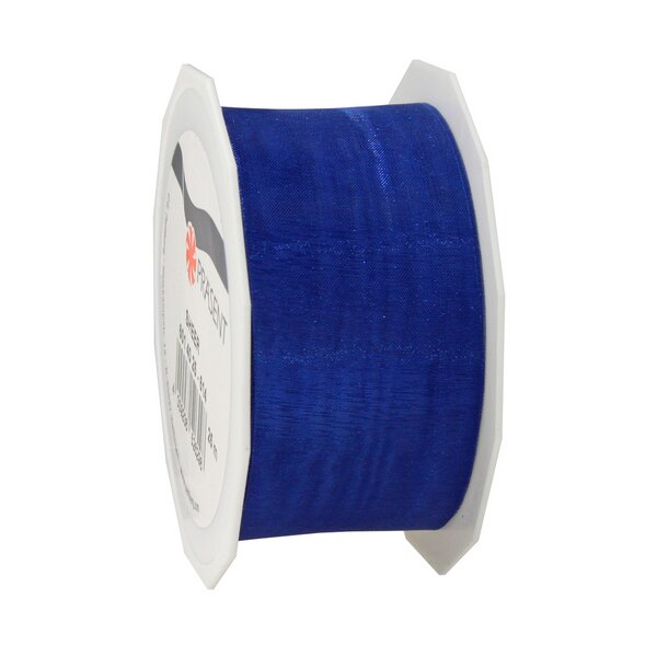 Organzaband blau Geschenkband Sheer 40mm x 25m 