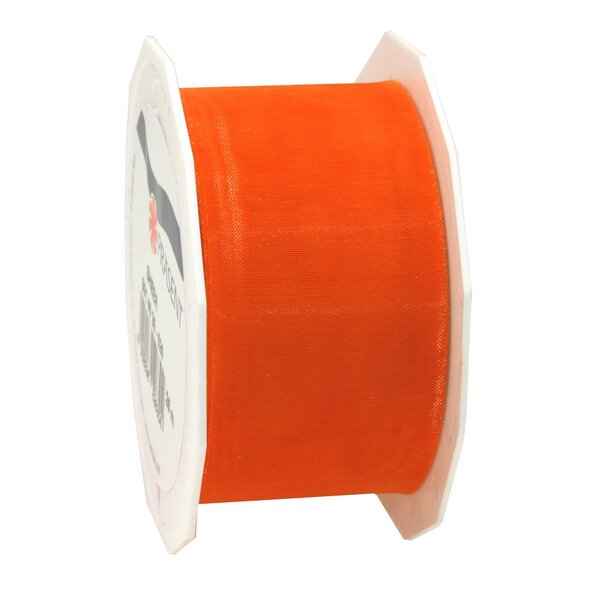 Organzaband orange Sheer 40mm x 25m 