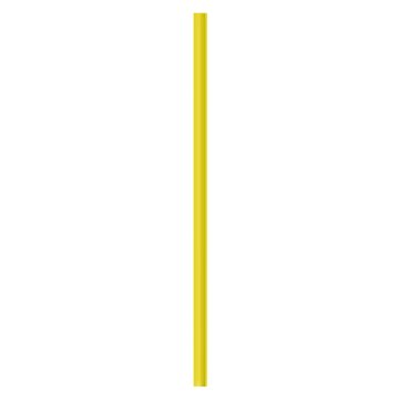 Paper straws yellow 8x230mm