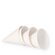 Spitzbecher aus Papier Cone Cups weiß 115ml/4,5oz 