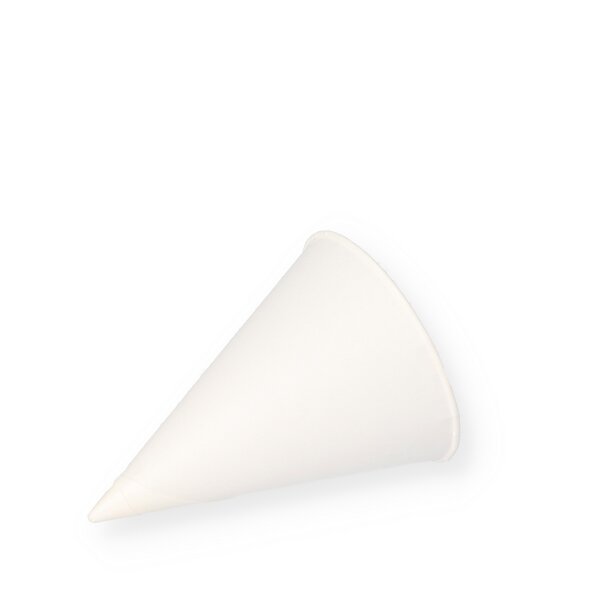 White Cone Cups 200ml/8oz 