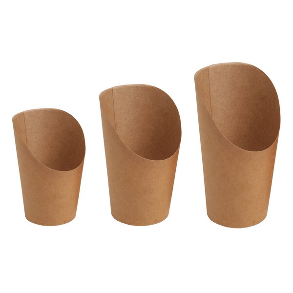 Scoop-Cup Gr&ouml;&szlig;e M braun Kraft 