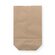 Papiert&uuml;ten braun f&uuml;r 1,5kg, 19x29cm, Bodenbeutel 