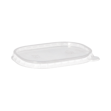 Square lid for delicatessen cup hard paper