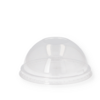 Produktbild R-PET Domdeckel ohne Lochung 95mm transparent 