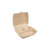 Produktbild Men&uuml;boxen cream dreigeteilt HP4-3 245&times;210&times;72 mm