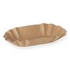 Produktbild Bio Pommesschalen 1/4kg 8x16x2,5cm braun unbeschichtet, fettdicht