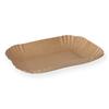Produktbild Bio Pappschalen 13x18x3cm braun unbeschichtet, fettdicht