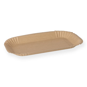 Brown cardboard bowl