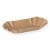 Produktbild Bio Pappschalen braun 3/8 kg 11x19,5x3,2cm unbeschichtet fettdicht
