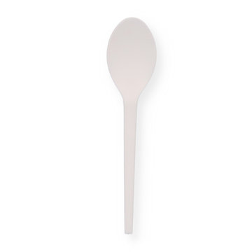 Reusable spoon white