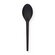 Kaffeel&ouml;ffel Mehrweg schwarz 130mm biologisch abbaubar 