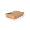 Produktbild Food-Box braun Kraft eckig 21,5x16,2cm/19,7x14cm/4,8cm #2