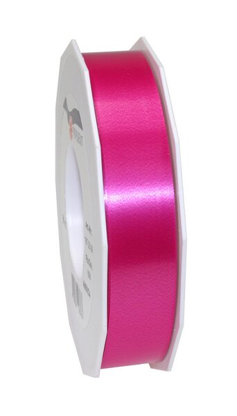 Gift ribbon cerise ribbon 25mm x 91m 