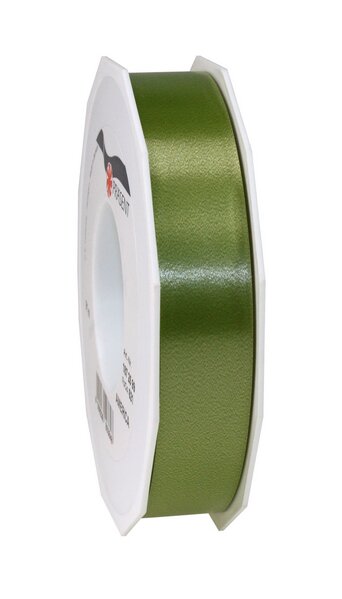 Gift ribbon olive green ribbon 25mmx91m 