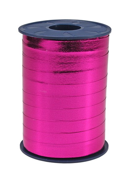 Geschenkband metallic cerise 10mm 