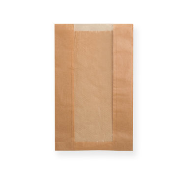 Brown transparent strip bag