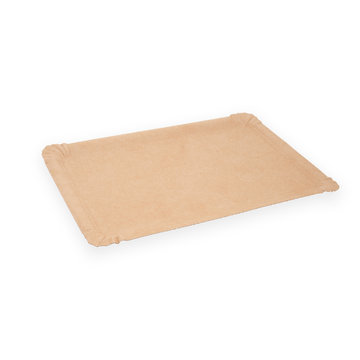 Paper plate brown 24x34cm