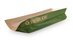 Organic transparent strip bag with glassine window 12+6x18cm 