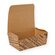 Fingerfoodbox "Newspaper" braun 16/14,5x11,5/10x5,5cm 