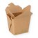 Food box square brown Kraft 16oz menu box 400ml 