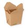 Food box square brown Kraft 16oz menu box 400ml 