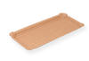 Produktbild Pappteller braun 10 &times; 16 cm f&uuml;r fetthaltige Speisen