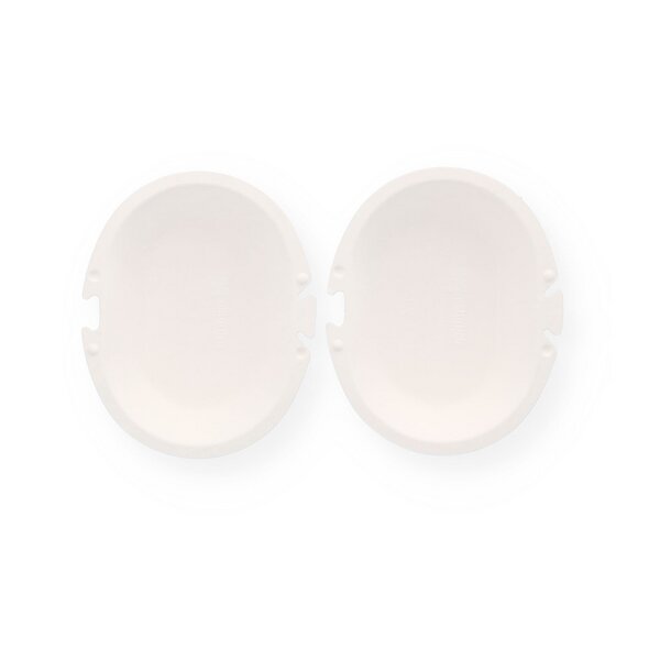 Schale aus Bagasse wei&szlig; 155 x 130 x 35mm 