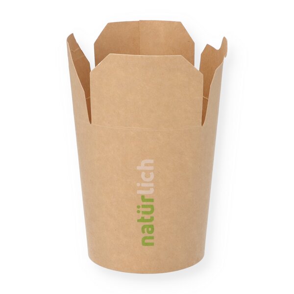 Foodbox rund braun Kraft 26oz 