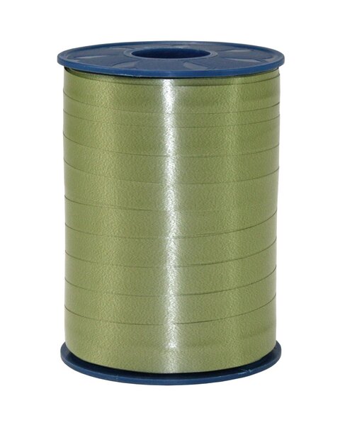 Gift ribbon olive green striped ribbon 10mm x 250m 