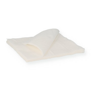 Embossed napkins white