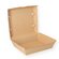 Menu box brown cardboard with hinged lid 178x160x80mm 