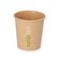 Dressing cup 4oz, brown Kraft Natural, round 