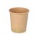Dressing cup 4oz, brown Kraft Natural, round 