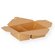 Food-Box braun 2-geteilt 168x137x51mm 