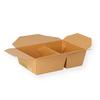 Produktbild Food-Box braun 2-geteilt 900/600ml 215x158x65mm