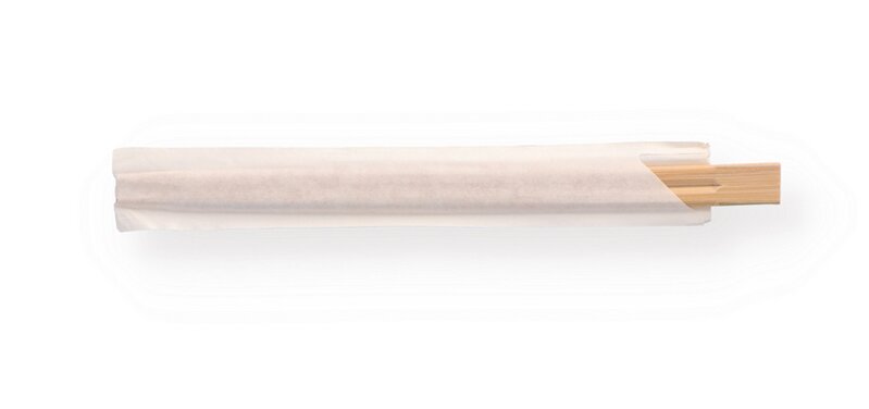 Bamboo chopsticks 210mm wrapped in pairs, 100 pairs 