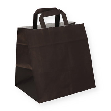 Paper carrier bag black