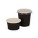 Dressingbecher Hartpapier schwarz 50ml 